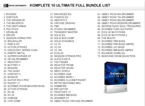 Komplete 10 Ultimate: Go Big or Go Home